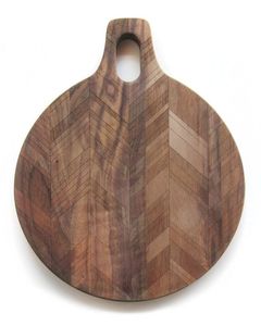 Tabla de cortar de madera de bambú y acacia para Pizza de queso personalizada de alta calidad con agujero colgante para cortar frutas - Product Image 4