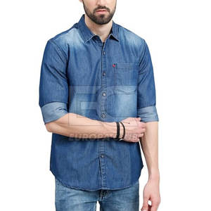Chemises en jean de mode haut de gamme pour hommes, vêtements conçus pour le style de rue, les tenues décontractées et le confort quotidien - Product Image 2