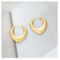 Boucles d'oreilles tendance 2025 en acier inoxydable plaqué argent avec perles, design simple, luxe et mode, pour femme, idée cadeau