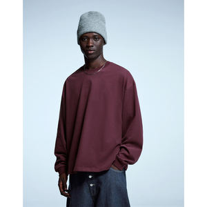 <b>Men's</b> Breathable Quick Dry Slim Fit Sports Long Sleeve T-<b>shirts</b> Custom Logo Gym Fitness Oversized Plain High Quality Tee OEM - Product Image 4