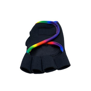 Gants de fitness demi-doigts en spandex unisexe respirants pour l'entraînement et l'haltérophilie au prix de gros - Product Image 5