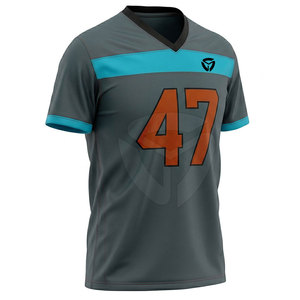 Maillot de football américain de qualité supérieure, tissu léger et respirant, coupe confortable, parfait pour l'entraînement et les performances sportives - Product Image 5