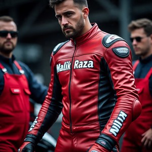 Monta con estilo y seguridad | Traje de motocicleta de cuero personalizado Malik Raza para Hombre | Grado Premium verdaderamente asequible - Product Image 1