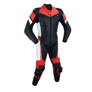 Costume de moto personnalisé pour hommes de qualité supérieure en cuir véritable combinaison d'équitation de vélo de sport coupe-vent extérieur - Product Image 3