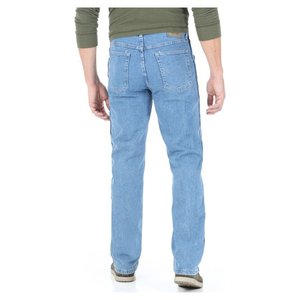 กางเกงยีนส์ขาตรงเข้ารูปของผู้ชายกางเกงออกกำลังกายลำลองสีฟ้าอ่อนสำหรับฤดูร้อนน้ำหนักเบาสีพื้นระบายอากาศ - Product Image 4