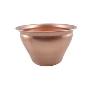 Maceta redonda de Metal, macetas de mosaico de espejo negro para decoración interior y exterior, hecha a mano en decoración de jardín a granel - Product Image 2