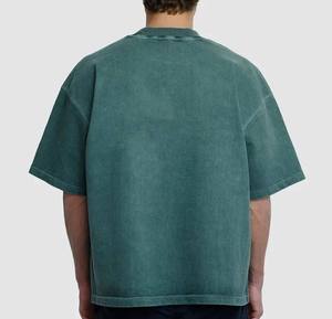 รับผลิตเสื้อยืดผู้ชายผ้าฝ้ายพรีเมียมแบบ OEM ขายส่งตามสั่ง ผลิตจำนวนมาก รับผลิตแบรนด์ส่วนตัว - Product Image 2