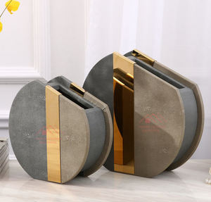 Hot Selling Handmade Metal Vase Nickel Silver Finished set of 2 Size <b>Table</b> Decor Metal Vase - Product Image 2