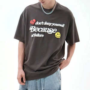 Moda nueva camiseta gráfica personalizada unisex de alta calidad Casual Fit ácido lavado diseño 100% algodón secado rápido para la moda americana - Product Image 2