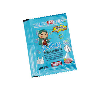 ซองสบู่ฟองสบู่ปลอดสารพิษสำหรับเด็ก พร้อมไม้เป่าฟองสบู่พลาสติก รูปทรงสัตว์ ของเล่นน้ำแสนสนุก - Product Image 3