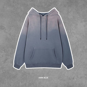 Pull streetwear surdimensionné délavé à l'acide vintage, sweats à capuche pour hommes, sweat streetwear personnalisé de haute qualité, pull blanc polaire vintage - Product Image 2