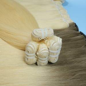 Venta al por mayor 100% Remy Weft Raw Extension Hair Free Tangle-Free Shedding Yaki French Curl Body Wave Onda natural Precio de fábrica - Product Image 2