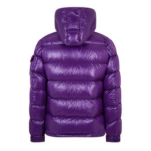 Veste d'hiver pour femme avec logo personnalisé, couleur personnalisée, parka matelassée, col montant, capuche, imperméable, coupe-vent, écologique - Product Image 4