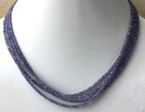 ลูกปัดแทนซาไนต์ธรรมชาติทรงเหลี่ยม สำหรับทำเครื่องประดับอัญมณีชั้นดี - Product Image 4