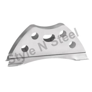 Almacenamiento decorativo moderno para servilletas, servilletero triangular de acero inoxidable, soporte para pañuelos con soporte de diseño de perforación - Product Image 2