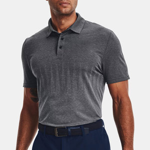 Polo de jugador clásico ajustado para hombre con cuello de punto plano Polo de botón de metal para hombre - Product Image 6