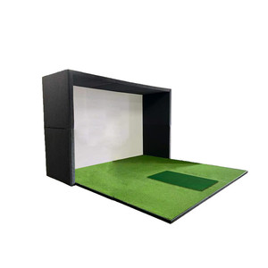 Premium Modular Golf Simulator Bay Enclosure with <b>Wall</b> System Waterproof LED/OLED <b>Display</b> Customizable Size for Home Use - Product Image 1