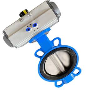 Válvula de Mariposa de Hierro Fundido de la Mejor Calidad C Way, Disco de Hierro SG, Actuador Neumático, Uso Industrial, 1 Año de Garantía para Suministro de Agua - Product Image 5