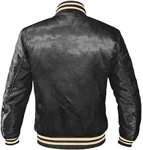 Chaquetas universitarias transpirables acolchadas de talla grande para hombre al por mayor, prendas de vestir exteriores con logotipo personalizado, decoraciones de remaches de perlas y diamantes de camuflaje - Product Image 4