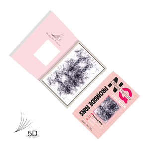 Pro Made 3D pré-conçu CC Curl cheveux synthétiques Extensions de cils ventilateurs en gros ventilateurs de cils préfabriqués - Product Image 5