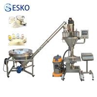 Équipement de remplissage de poudre d'assaisonnement semi-automatique haute précision ESKO avec système de dosage de précision pour l'industrie alimentaire