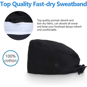 Gorros de Enfermería de Primera Calidad para Hombre, Gorros de Enfermería de Nuevo Diseño Personalizado - Product Image 3
