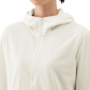 Sweat-shirt à capuche pour femme, fermeture éclair intégrale, en molleton de coton épais, avec logo et doublure, style décontracté, vente en gros, fabrication sur mesure - Product Image 5