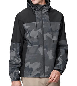 Imperméable à capuche confortable et élégant pour homme, nouvelle arrivée, fermeture éclair, poche, imperméable - Product Image 1