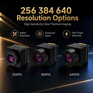 โมดูลกล้องถ่ายภาพความร้อน FPV ความละเอียด 256 384 640 เซ็นเซอร์อินฟราเรดแบบไม่ต้องระบายความร้อนสำหรับโดรน UAV มองเห็นในเวลากลางคืน - Product Image 2