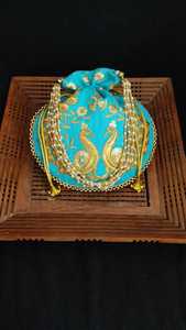 Ndian & amp; and made andomen omen's mbroided Clutch ururse ototli AG, Ouch rawwrstring AG, irror irork ototli AG OTA Patti ork ototli - Product Image 4