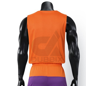 Uniformes de baloncesto transpirables de diseño personalizado conjuntos de impresión por sublimación de talla grande - Product Image 6