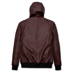 Chaqueta de cuero genuino para hombre con estilo en tarifas bajas Chaqueta de invierno de cuero genuino impermeable de nuevo diseño de alta calidad - Product Image 2