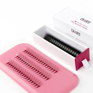 CharmLash Cils en vrac, extensions de cils en gros, éventails de cils pré-faits, boîtes d'emballage, aspect de haute qualité, chic sans effort, sans huile - Product Image 1