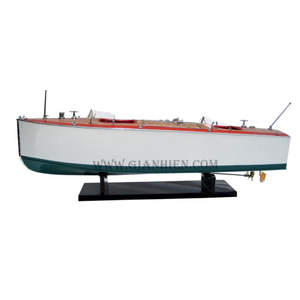 Gia Nhien Manufacturer Approve Custom Design Low MOQ MAE WEST RUNABOUT - <b>WOODEN</b> SPEED BOAT - Product Image 1