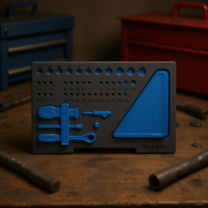 ชุดเครื่องมือ Gedore ขนาด 1/4 นิ้ว (44 ชิ้น) แผ่นโฟมเปล่าสำหรับชุดซ็อกเก็ต - Product Image 3