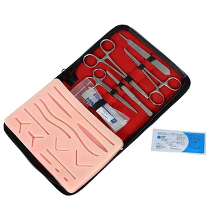 Kit d'entraînement complet à la suture médicale de qualité supérieure, durable, avec modèle anatomique en PVC et silicone pour étudiants - Product Image 2