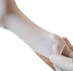 Gants chirurgicaux stériles en latex sans poudre de qualité médicale, blanc naturel, qualité supérieure, certifiés CE, taille 7-7,5, direct - Product Image 4