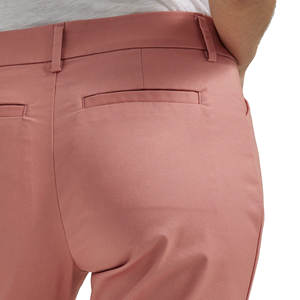 Pantalon chino premium pour femmes, nouveau style élégant, coupe slim, haute qualité, logo personnalisé imprimé, taille mi-haute, style droit, pantalon chino pour femmes - Product Image 4