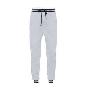 Personalizado de alta calidad de doble cintura Jogger pantalones de chándal para hombres y mujeres de algodón holgado acampanado en blanco Fitness Jogger cortavientos pantalones de chándal - Product Image 1