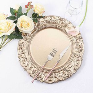 Plaque de chargeur en métal de forme ronde de la meilleure qualité pour les rassemblements spéciaux, les événements à domicile et le style de table de mariage - Product Image 2