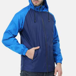 Chaqueta cortavientos ligera al por mayor, ropa de trabajo deportiva personalizada, chaqueta cortavientos impermeable para hombre, servicio OEM - Product Image 3