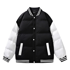 Chaquetas Acolchadas Varsity para Hombre, Chaqueta de Plumón, Ropa de Invierno, Abrigo Masculino, Parka Clásica, Abrigo Cálido de Otoño para Hombre en 2026 - Product Image 1