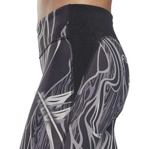 Nuevo último diseño, mallas de LICRA/poliéster gruesas transpirables antibacterianas con costuras de cintura alta para mujer para gimnasio, Fitness, correr - Product Image 4