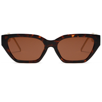 Lunettes de soleil œil de chat vintage de luxe personnalisées de haute qualité RTS pour unisexe, monture en alliage, verres PC, UV400, durables