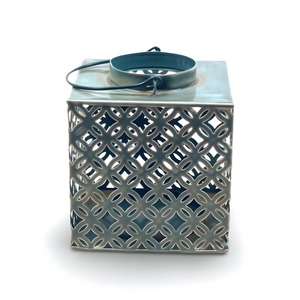 Heavy Metal Candle Holder Stand with Unique Design for Dinner Room Wood Candleholders <b>Lanterns</b> Candle Jars - Product Image 2