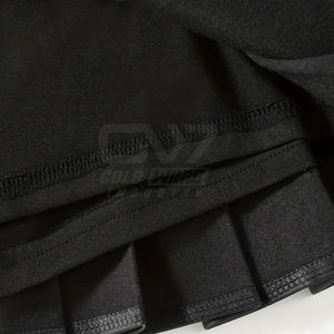 Nouvelle arrivée jupe en cuir taille haute de couleur unie jupe en cuir d'automne et d'hiver au prix de gros - Product Image 5