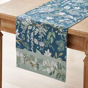 Hermosos caminos de mesa de lino para una elegante mesa de comedor, casa de campo, boda o decoración del hogar con un toque rústico hecho a mano - Product Image 3