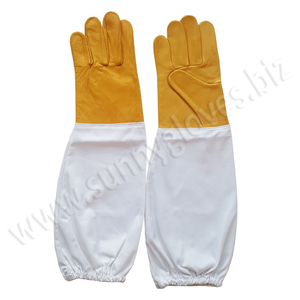 แพะหนังราคาโรงงานผึ้งรักษาถุงมือป้องกัน - Product Image 4