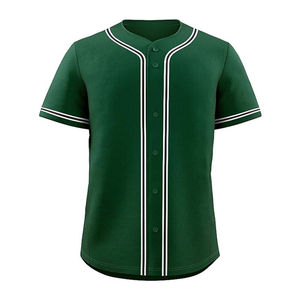 Vente en gros de maillots de baseball unisexes à manches courtes de meilleure qualité, maillots de sport de haute couture personnalisés, nouveau design vierge - Product Image 6
