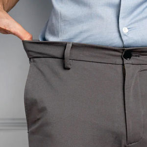 กางเกงขาตรงทรงสลิมฟิตสำหรับผู้ชายกางเกงชิโนผ้าฝ้ายผ้าทอลายทแยงสำหรับผู้ชายปักตามสั่ง - Product Image 6